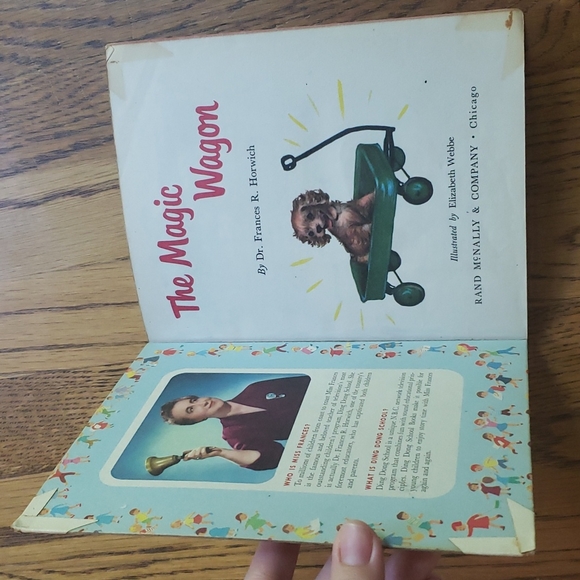 Vintage 50s The Magic Wagon Hardcover Children's Book - Picture 2 of 7